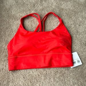 NWT lululemon Energy Longline Bra in Hot Heat